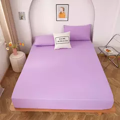 1piece 100% Polyeste Egyption Qualidade Cama Cabido Folha Só (sem fronhas) Banda Elástica Em torno da capa do Colchão Fácil Cuidado