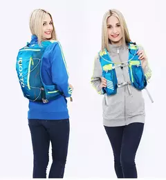 Mochila para homens e mulheres, sacos de esporte ao ar livre, trilha, maratona, corrida, caminhada, opção, bolsa de água, frasco, 8L - Wolf Magazine