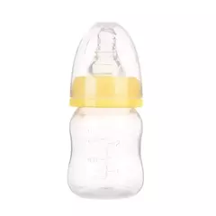 Mini mamadeira portátil recém-nascida, BPA Free, Safe Infant Nursing Nipple Care, Garrafas De Leite De Suco De Frutas, 60ml