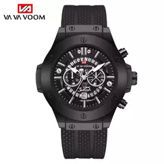 Movimento Japonês Masculino Relógio de Quartzo, Silicone Strap, Impermeável, Marca de topo, Luxo, Esportes, Calendário, Novo, 2023 - comprar online