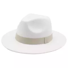 chapeu feminino chapeu chapeu masculino gorro Chapéu fedora mulheres fita banda homens chapéus de aba larga igreja casamento clássico bege branco chapéu do inverno das mulheres dos homens 2021 new gorras hombre