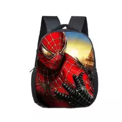 Mochilas escolares super-heróicas infantis, mochilas para homem-aranha, mochila infantil, casual