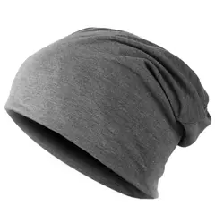 Chapéu de gorros slouchy baggy monocromático masculino, masculino, outono, primavera, hip hop, algodão macio, skullcaps, ao ar livre, à prova de vento, gorro, novo - comprar online