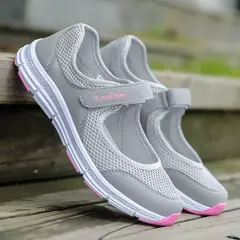 Tênis respirável malha para mulheres, sapatos de verão, vulcanizar, andar, para senhoras - comprar online