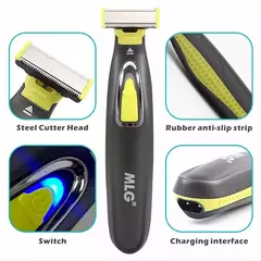 Barbeador elétrico para os homens usb recarregável barba de barbear depilador masculino máquina cabelo cuidados com a cara limpeza na internet