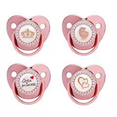 Imagem do Chupeta bebê chupeta bebê bebê presente bling manequim silicone bpa livre infantil mamilo recém nascido chupetas para bebês eu amo mãe pai
