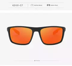 Óculos de sol ultra leves Kdeam retangulares para homens e mulheres, TAC polarizado, lente espessura, óculos de sol para condução, esportes, Cat.3, TR90, 1.1mm na internet