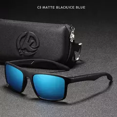 Óculos de sol ultra leves Kdeam retangulares para homens e mulheres, TAC polarizado, lente espessura, óculos de sol para condução, esportes, Cat.3, TR90, 1.1mm na internet