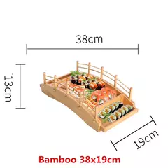 Bandeja De Sushi De Madeira Japonesa para Cozinha, Louça De Cozinha, Barcos Ponte, Prato De Sashimi De Pinho, Bandeja Criativa, Decoração Ornamento, Madeira - Wolf Magazine
