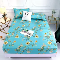 Folha impressa 100% poliéster, capa de colchão, quatro cantos, com elástico, sem fronhas, novo produto, 1pcs - comprar online