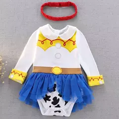 Baby Romper TUTU Vestido Com Headband Infantil Baby Princess Girl Roupas Tamanho 3-18M Cute Design Baby Dress Party Trajes