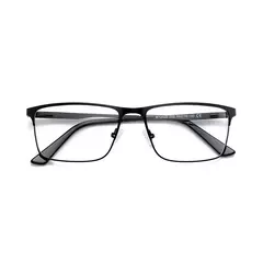 ZENOTTIC 2024 Liga dos homens Titanium Ótico Eyeglass Frame Moda Homens Quadrados Óculos Ultra Light Metal Clássico Sobre o balcão Óculos BT2108 - comprar online