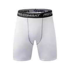 Leggings de compressão elástica para homens, calças justas esportivas, calças de secagem rápida, treinamento de corrida, shorts elásticos, plus size - comprar online