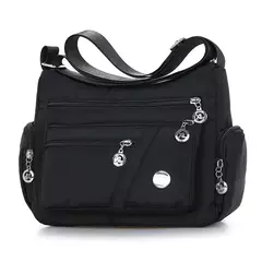 Bolsa mensageiro de ombro Oxford impermeável para mulheres, bolsas com zíper, pacote crossbody feminino casual, grande capacidade, viagem - Wolf Magazine