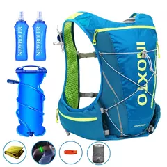 Mochila para homens e mulheres, sacos de esporte ao ar livre, trilha, maratona, corrida, caminhada, opção, bolsa de água, frasco, 8L