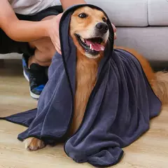 Novo absorvente toalhas cães gatos moda toalha de banho nano fibra de secagem rápida toalha de banho carro pano de limpeza suprimentos para animais de estimação - loja online
