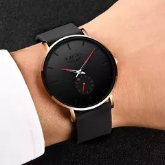 Lige-Relógio de quartzo ultrafino impermeável masculino, relógio simples, relógios esportivos, marca de topo, moda de luxo, novo, 2023 na internet