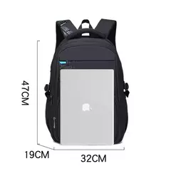BAIJIAWEI-Mochilas de Nylon Impermeável para Meninos Adolescentes, Mochila Escolar, de Grande Capacidade, Mochilas Oxford, Marca Famosa