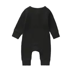 Romper de manga comprida unissex para bebê recém-nascido, cor sólida, roupas de algodão infantil, 3-18 meses, verão - comprar online