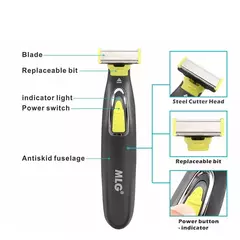 Barbeador elétrico para os homens usb recarregável barba de barbear depilador masculino máquina cabelo cuidados com a cara limpeza