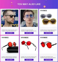 VIVIBEE-Óculos de sol pequenos ovais para homens e mulheres, tons transparentes, óculos de sol clássicos, UV400, Tendências, Clear, Moda, 2024, 2024 - Wolf Magazine