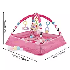 Quadro de fitness do bebê rastejando cobertor jogo multifuncional esteira educacional cerca rastejando cobertor infantil iluminação brinquedos - loja online