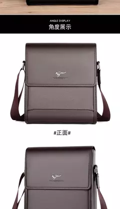 Bolsas mensageiro de ombro para homens, bolsa tiracolo masculina, bolsa vintage de couro, bolsa de marido, bolsa de luxo, 2022 - comprar online