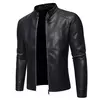 Jaqueta de couro do falso dos homens da motocicleta 8xl jaquetas masculinas preto jaqueta de couro masculino outwear masculino do plutônio de couro dos homens casacos marca