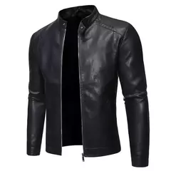 Jaqueta de couro do falso dos homens da motocicleta 8xl jaquetas masculinas preto jaqueta de couro masculino outwear masculino do plutônio de couro dos homens casacos marca