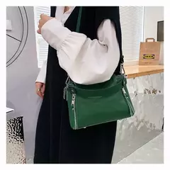 Imagem do Bolsas de couro genuíno para mulheres, bolsa de ombro de couro para senhoras, sacos do mensageiro, alta qualidade, sacola feminina, moda luxuosa, 100%