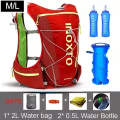 Mochila para homens e mulheres, sacos de esporte ao ar livre, trilha, maratona, corrida, caminhada, opção, bolsa de água, frasco, 8L - Wolf Magazine