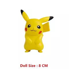 Pokemon 4-13cm novos desenhos animados filme anime figura pikachu mewtwo charmander blastoise gurado pet ação modelo brinquedo presentes - loja online