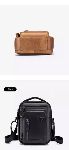 Marca 100% de couro genuíno dos homens sacos ombro saco do mensageiro para home - comprar online