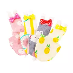 Fralda de papagaio com gravata borboleta, fofa, colorida, fruta, floral, cockatiel, pombos, pequeno, médio, grande, animais de estimação, pássaros, roupa de vôo, lavável - loja online