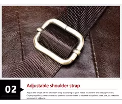 Imagem do Luufan-bolsa de ombro de couro genuíno masculina, pequenos sacos mensageiro, mini bolsa tiracolo de viagem masculina, nova moda, 2020