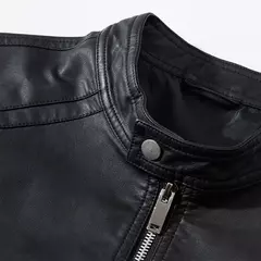 Jaqueta de couro do falso dos homens da motocicleta 8xl jaquetas masculinas preto jaqueta de couro masculino outwear masculino do plutônio de couro dos homens casacos marca - loja online