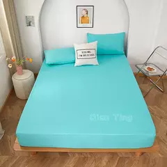1piece 100% Polyeste Egyption Qualidade Cama Cabido Folha Só (sem fronhas) Banda Elástica Em torno da capa do Colchão Fácil Cuidado