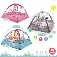 Quadro de fitness do bebê rastejando cobertor jogo multifuncional esteira educacional cerca rastejando cobertor infantil iluminação brinquedos - Wolf Magazine