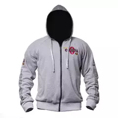 Moletom casual de algodão para musculação masculino com capuz com zíper, roupas esportivas para ginástica, top coat masculino, marca de moda OLYMPIA, 2021 - loja online