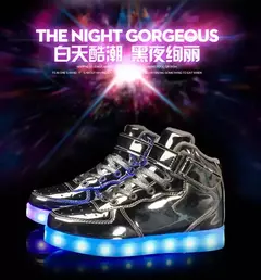Tamanho 25-46 led sapatos com luzes brilhantes led chinelos para crianças & adulto feminino tenis para crianças meninos meninas sapatilhas luminosas - Wolf Magazine