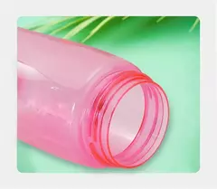 Bebê criativo dos desenhos animados alimentando copos com canudos, garrafas de água infantis, copos portáteis ao ar livre, à prova de vazamento, 480ml - loja online