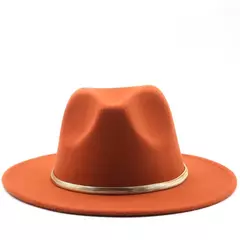 Chapéu alto Derby Igreja simples aba larga para homens e mulheres, Panamá Solid Felt Fedoras, Fedoras preto e verde, Boné de lã artificial Jazz Blend - loja online