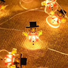 2m 20led papai noel floco de neve led luz corda decoração de natal para casa ornamento da árvore de natal 2024 navidad crianças presente ano novo
