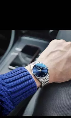 Relógio de quartzo impermeável de luxo masculino, relógios esportivos masculinos, relógio de pulso casual, data relógio, marca superior, 30m, 2024 - loja online
