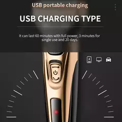 Kemei-Kit de higiene elétrica para homens, aparador de pêlos de barba, barbear corpo, nariz e orelha, lâmina facial recarregável, 3in 1 na internet
