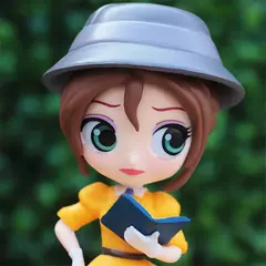 Q posket bonito olhos grandes rapunzel jenny sereia princesa pvc anime bonecas colecionáveis q versão modelo brinquedo presente de aniversário na internet
