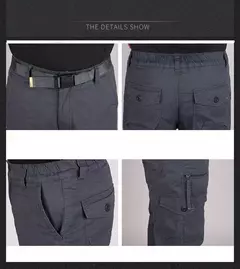 Calça de lã de dupla camada masculina, quente, grossa, camuflada, algodão tático, calça comprida, folgada, casual, inverno - loja online