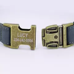 Coleira e coleira para cães personalizados, conjunto de coleira de couro pu com corda de chumbo, fivela de identificação gravada personalizada para cães pequenos e grandes - loja online