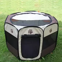 Barraca dobrável portátil para animais de estimação, 74*74*43cm, casa para cães, gaiola octogonal para gato, cercadinho, filhotes, canil, cerca, casa para cães ao ar livre