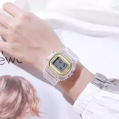 Luxo feminino rosa ouro silicone relógios moda feminina led relógio digital casual senhoras relógio eletrônico reloj mujer 2022 - Wolf Magazine